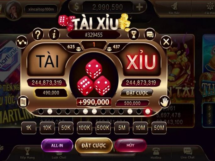 Tài xỉu trực tuyến